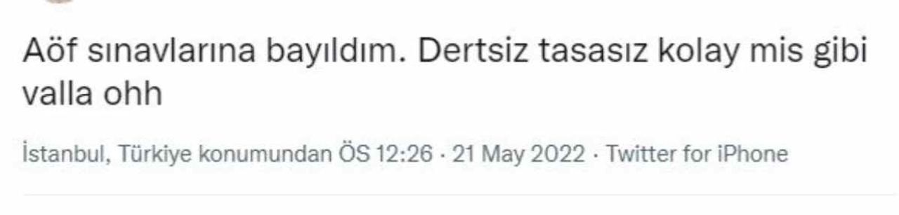 AÖF Bahar dönemi soru yorumları