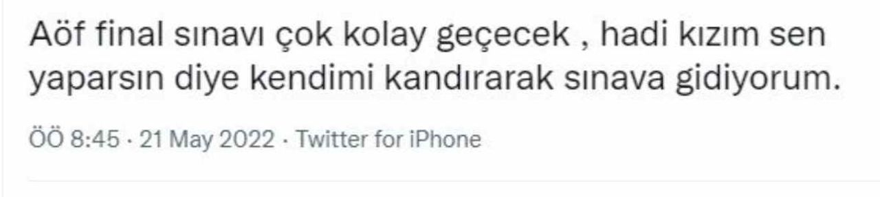 AÖF Bahar dönemi soru yorumları