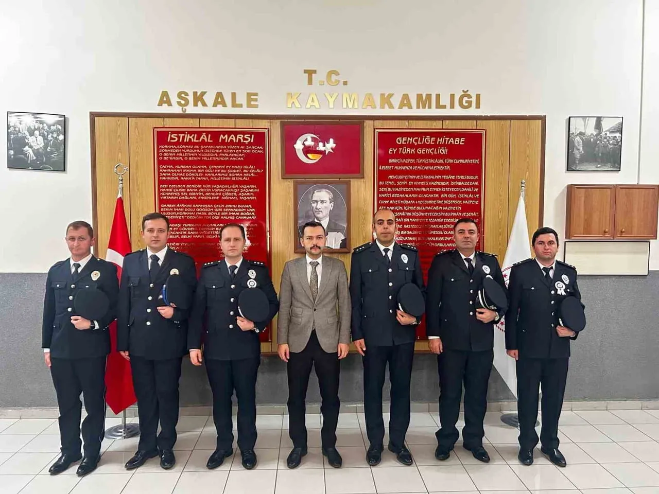AŞKALE KAYMAKAMI EMRE OĞUZTÜRK, POLİS HAFTASI ETKİNLİKLERİ KAPSAMINDA İLÇE EMNİYET MÜDÜRLÜĞÜ VE...