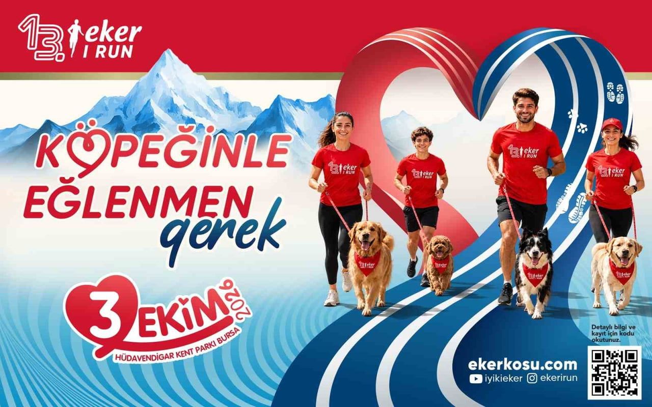 13. EKER I RUN, 3 EKİM'DE BURSA HÜDAVENDİGAR PARKI'NDA DÜZENLENECEK KÖPEĞİN İLE KOŞ ETKİNLİĞİYLE...