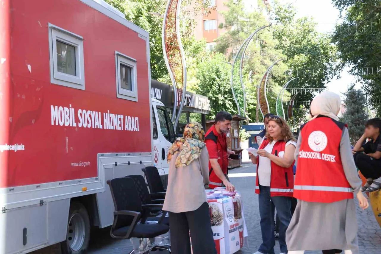 DİYARBAKIR AİLE VE SOSYAL HİZMETLER İL MÜDÜRLÜĞÜNÜN, "MOBİL SOSYAL HİZMET MERKEZİ" ARACI, MERKEZ...