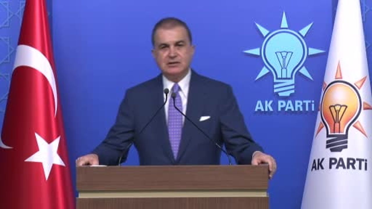 AK Parti Sözcüsü Ömer Çelik: (Terörsüz Türkiye) "Daha ince işçilik aşamasındayız. Mesele yeni...