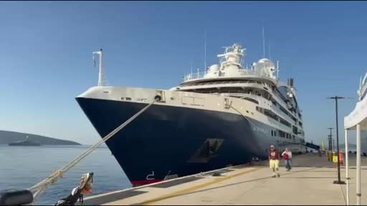Bodrum’a 3 kruvaziyer gemisiyle 650 turist geldi