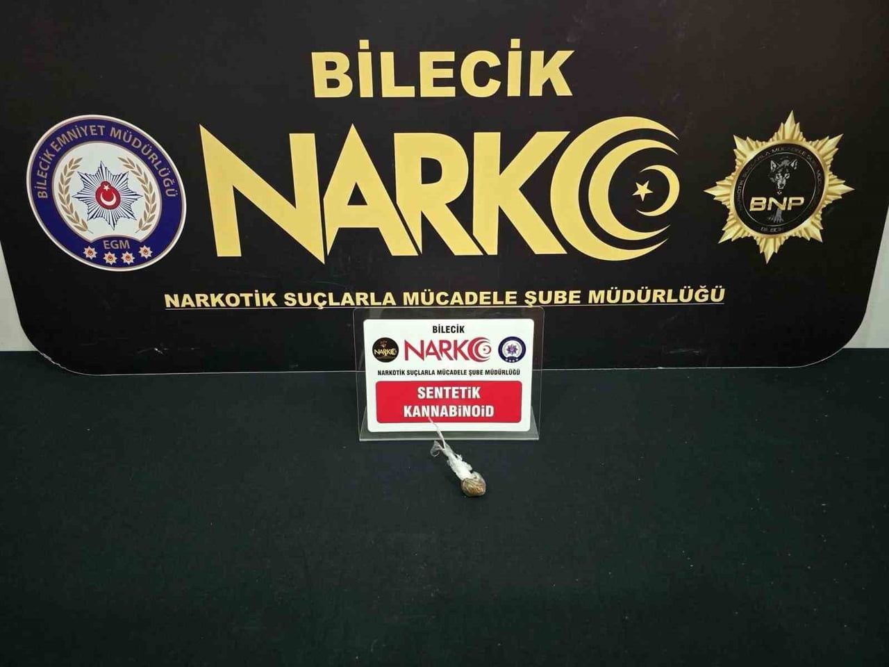 BİLECİK’TE UYUŞTURUCU OPERASYONU: 1 ŞÜPHELİ YAKALANDI