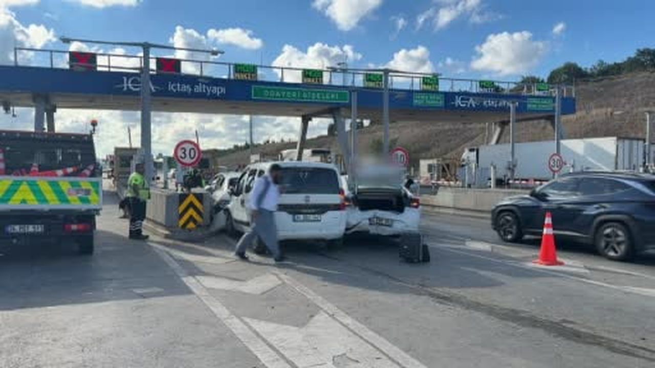 Kuzey Marmara Otoyolu'nda zincirleme kaza: 2 yaralı