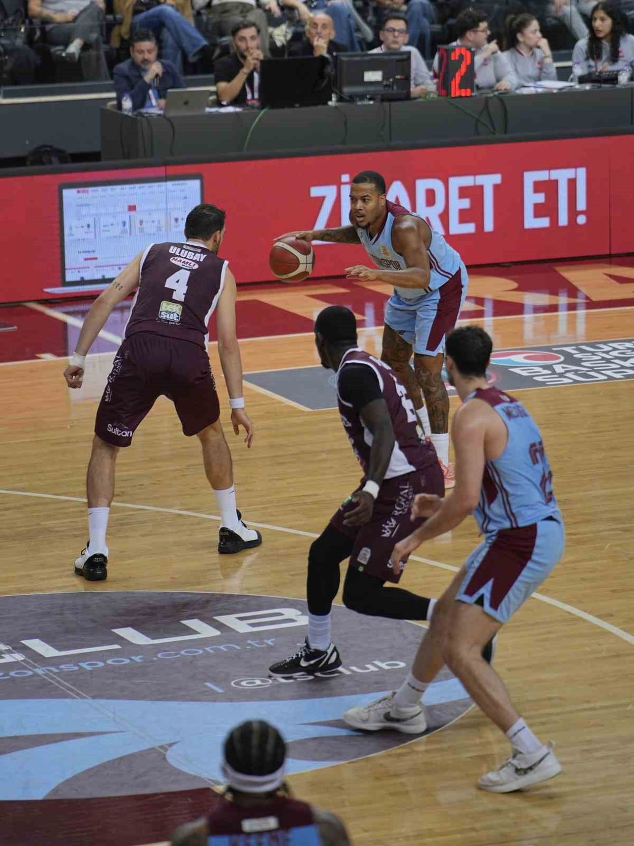 TÜRKİYE SİGORTA BASKETBOL SÜPER LİGİ 3. HAFTASINDA TRABZONSPOR, EVİNDE BORDO BANDIRMA'YI 83-80...