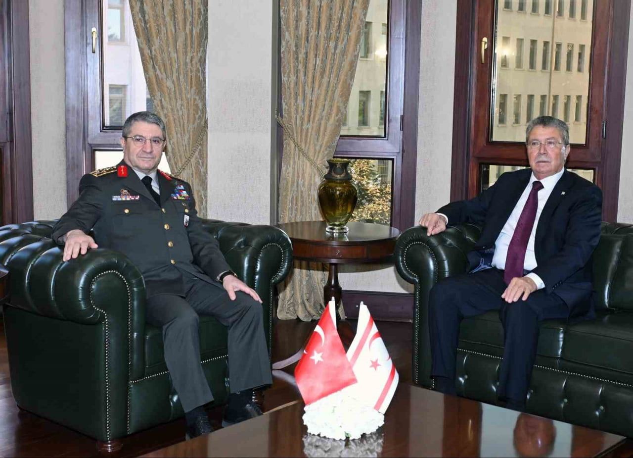 GENELKURMAY BAŞKANI ORGENERAL SELÇUK BAYRAKTAROĞLU, KUZEY KIBRIS TÜRK CUMHURİYETİ (KKTC) BAŞBAKANI...