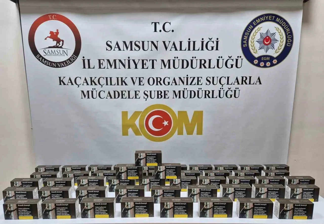 OPERASYONDA 10 BİN ADET DOLDURULMUŞ MAKARON ELE GEÇİRİLDİ.