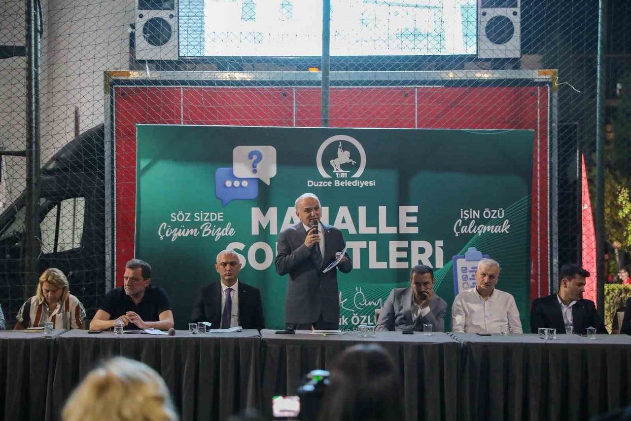 DÜZCE BELEDİYE BAŞKANI DR. FARUK ÖZLÜ, DÜZCE’NİN EN BÜYÜK MAHALLELERİNDEN BİRİ OLAN KOÇYAZI’NDA...