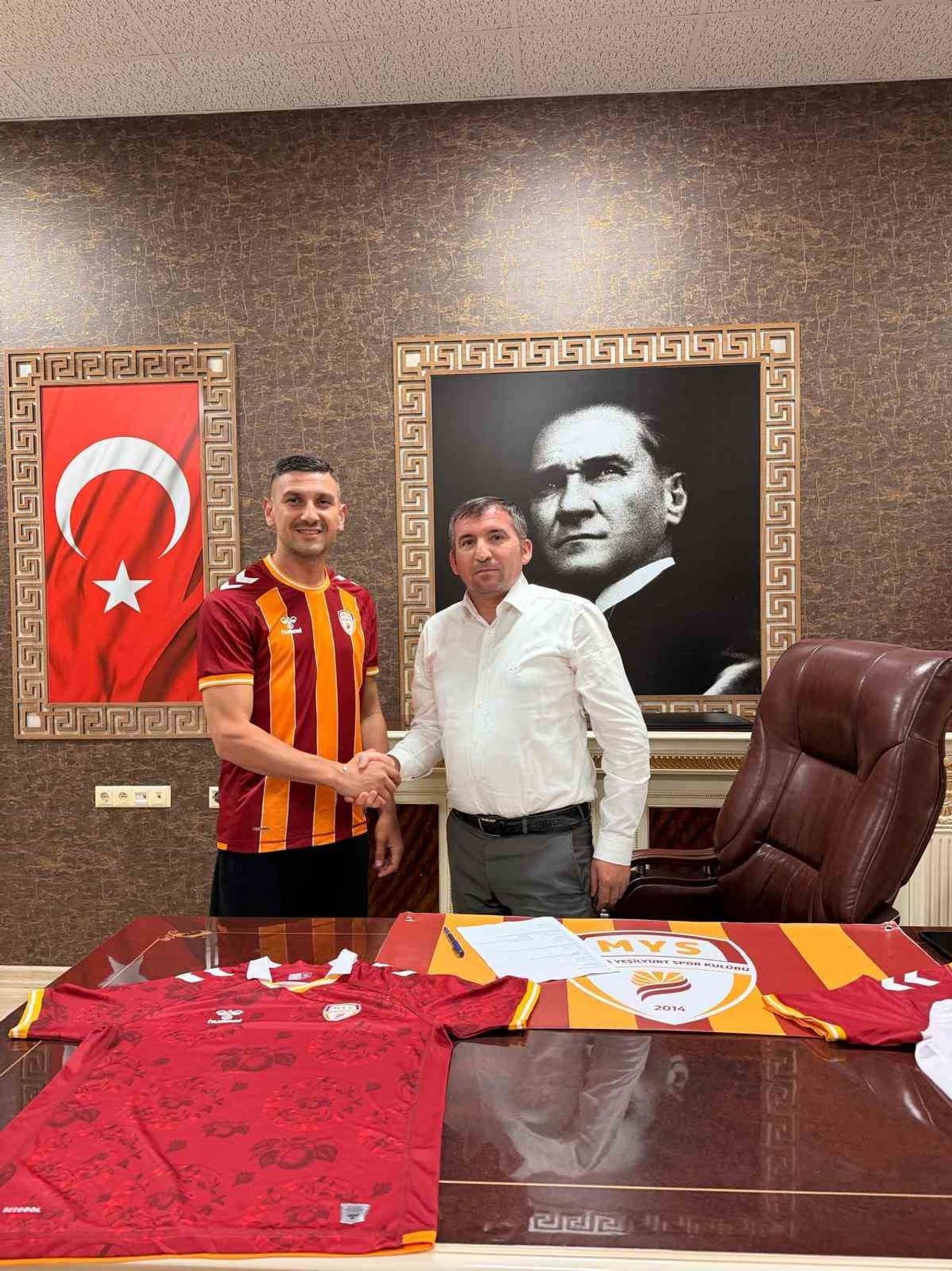 YEŞİLYURT SPOR, ORTA SAHASINI AYKUT SARIDOĞAN İLE GÜÇLENDİRDİ