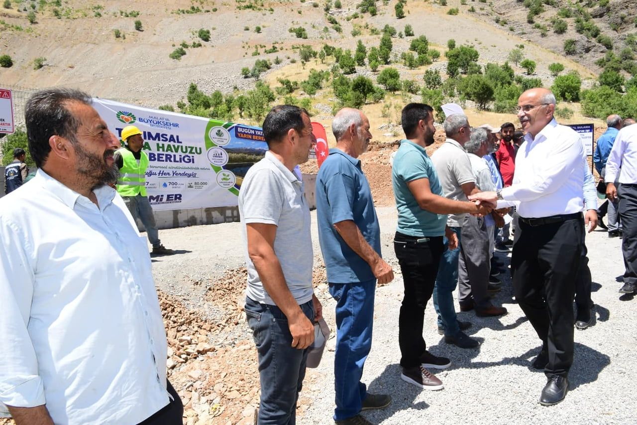 MALATYA'DA 207 ADET SULAMA HAVUZUNUN İNŞAATI DEVAM EDİYOR