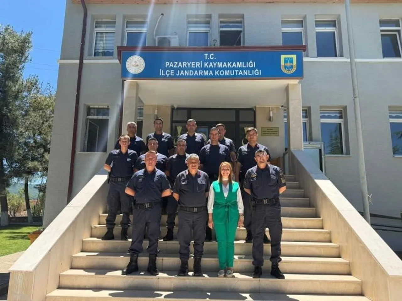 BAŞKAN TEKİN'DEN JANDARMAYA ANLAMLI ZİYARET