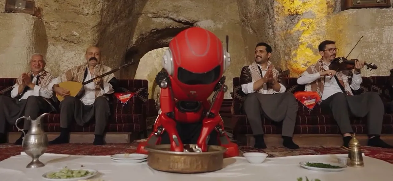TEKNOFEST ROBOTU SIRA GECESİNDE ÇİĞKÖFTE YOĞURDU