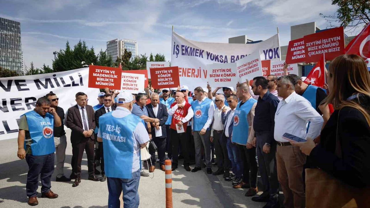 DANIŞTAY KARARI ÖNCESİNDE BÖLGE HALKI VE SANTRAL ÇALIŞANLARI BİR ARAYA GELDİ
