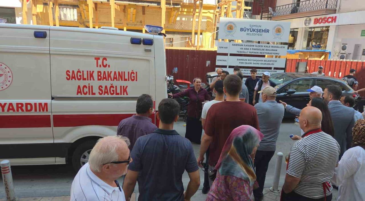 SAMSUN'DA MOTOKURYENİN KULLANDIĞI MOTOSİKLETİN ÇARPTIĞI 5 YAŞINDAKİ ÇOCUK YARALANDI