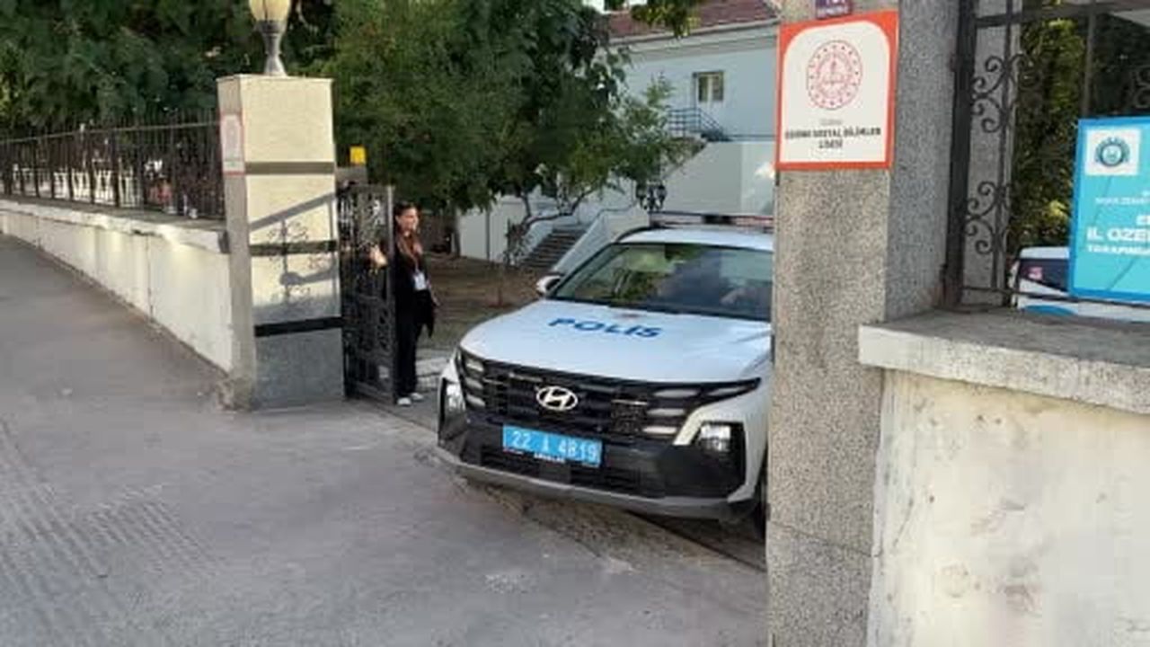 Edirne'de okulda deney sonrası kimyasal koku paniği