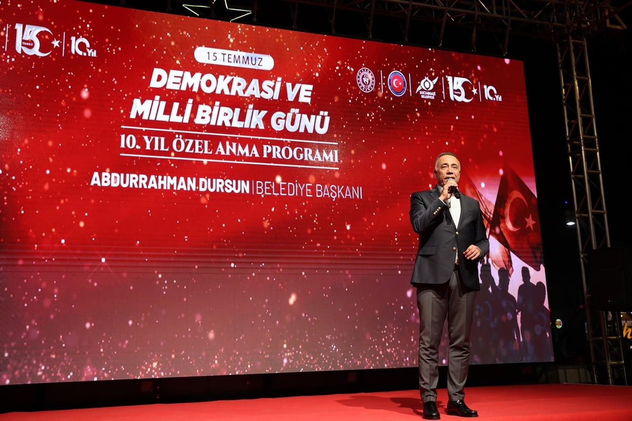 BELEDİYE BAŞKANI ABDURRAHMAN DURSUN KONUŞMA YAPTI