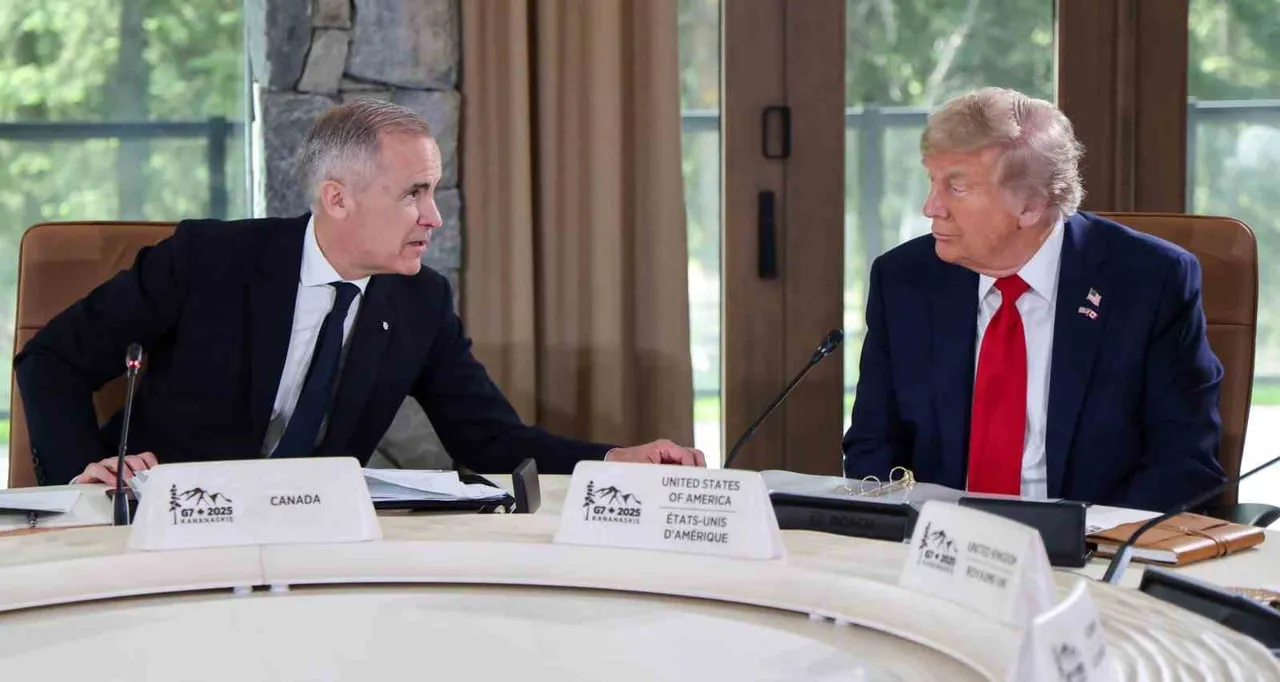 ABD BAŞKANI TRUMP VE KANADA BAŞBAKANI MARK CARNEY (ARŞİV)