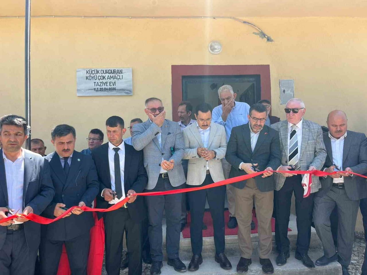 KÜÇÜKDURDURAN KÖYÜ’NDE DAYANIŞMANIN ESERİ TAZİYE EVİ HİZMETE AÇILDI(KARS-İHA)