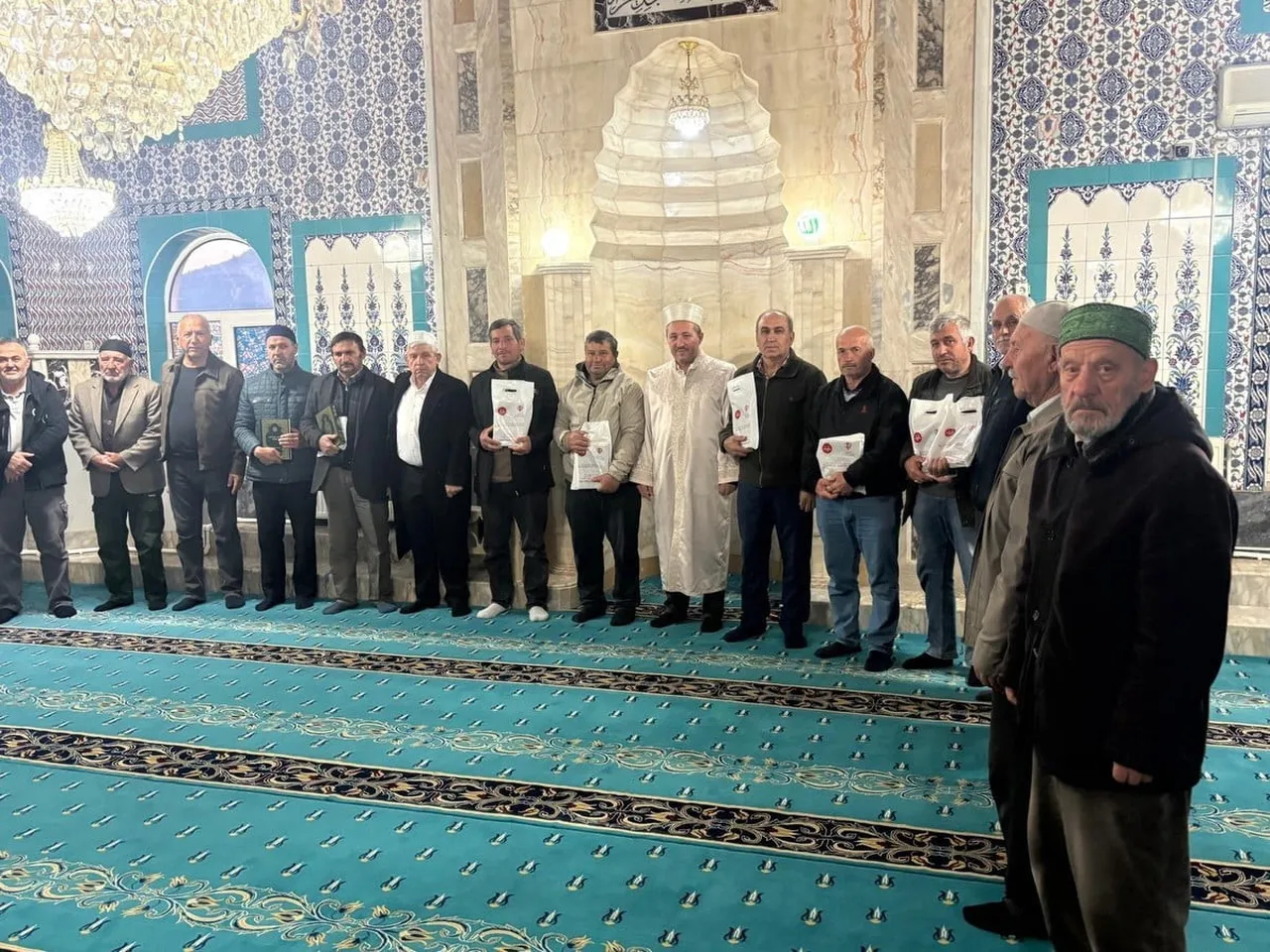 BİLECİK İL MÜFTÜSÜ AHMET DİLEK, BİLECİK'İN SÖĞÜT İLÇESİNE BAĞLI KÜRE KÖYÜNDE DÜZENLENEN SABAH...