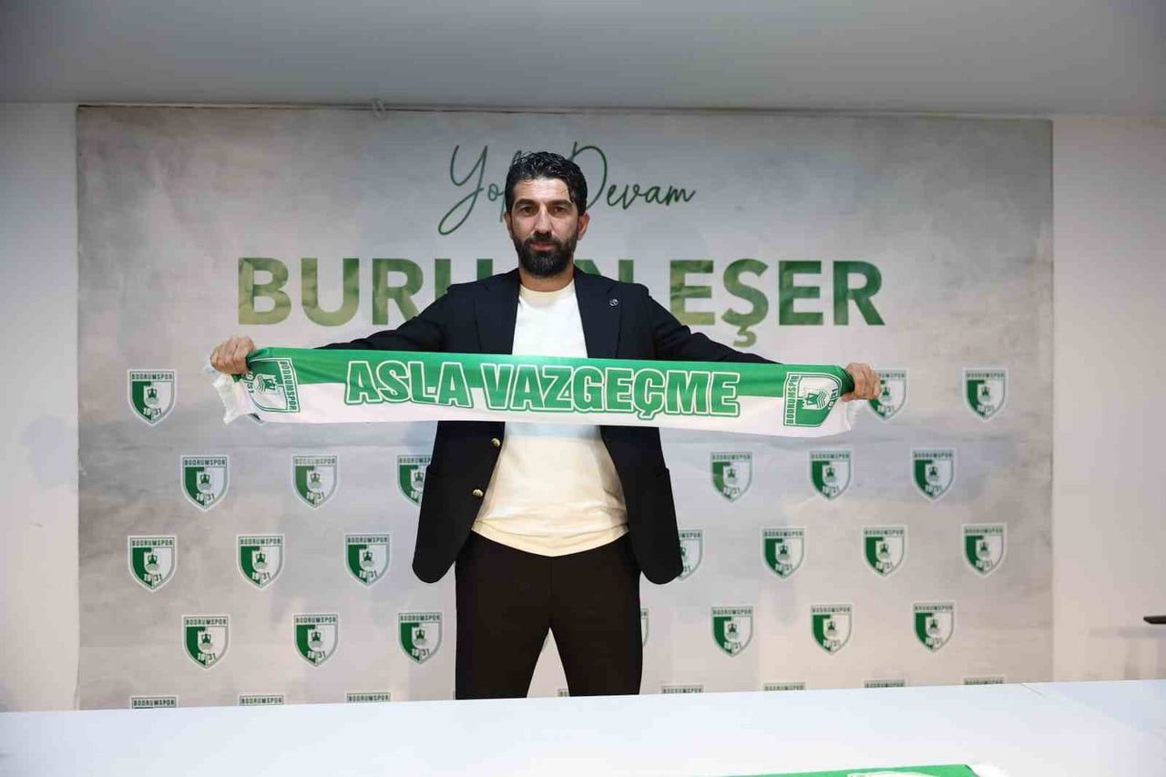 BODRUM FK, BURHAN EŞER İLE YOLA DEVAM KARARI ALDI