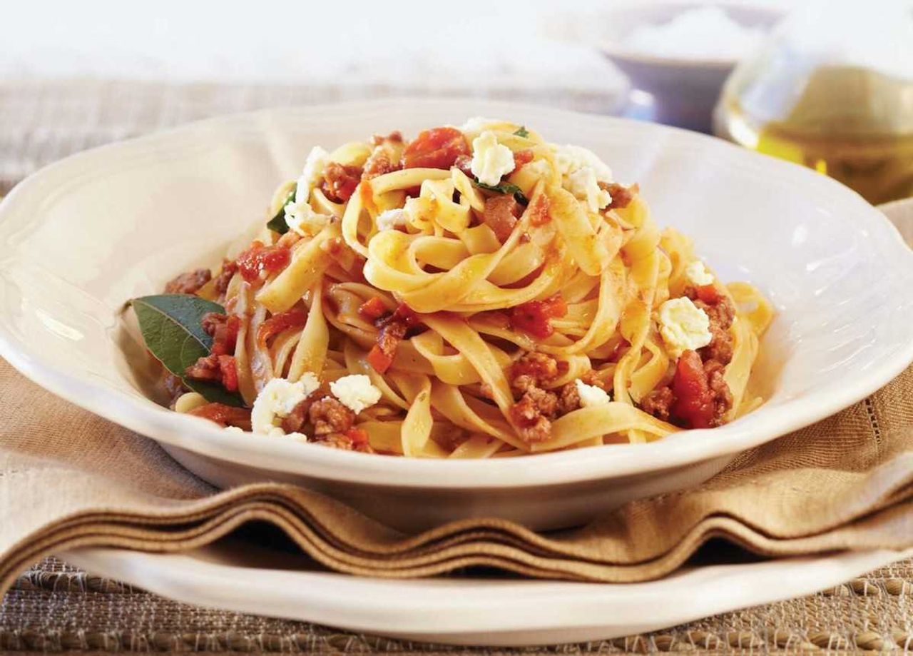 Bolonez Soslu tagliatelle yapımı