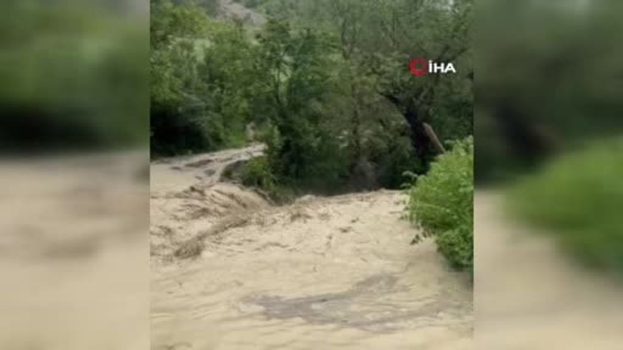 Bolu’da dereler taştı, tarım arazileri sular altında kaldı