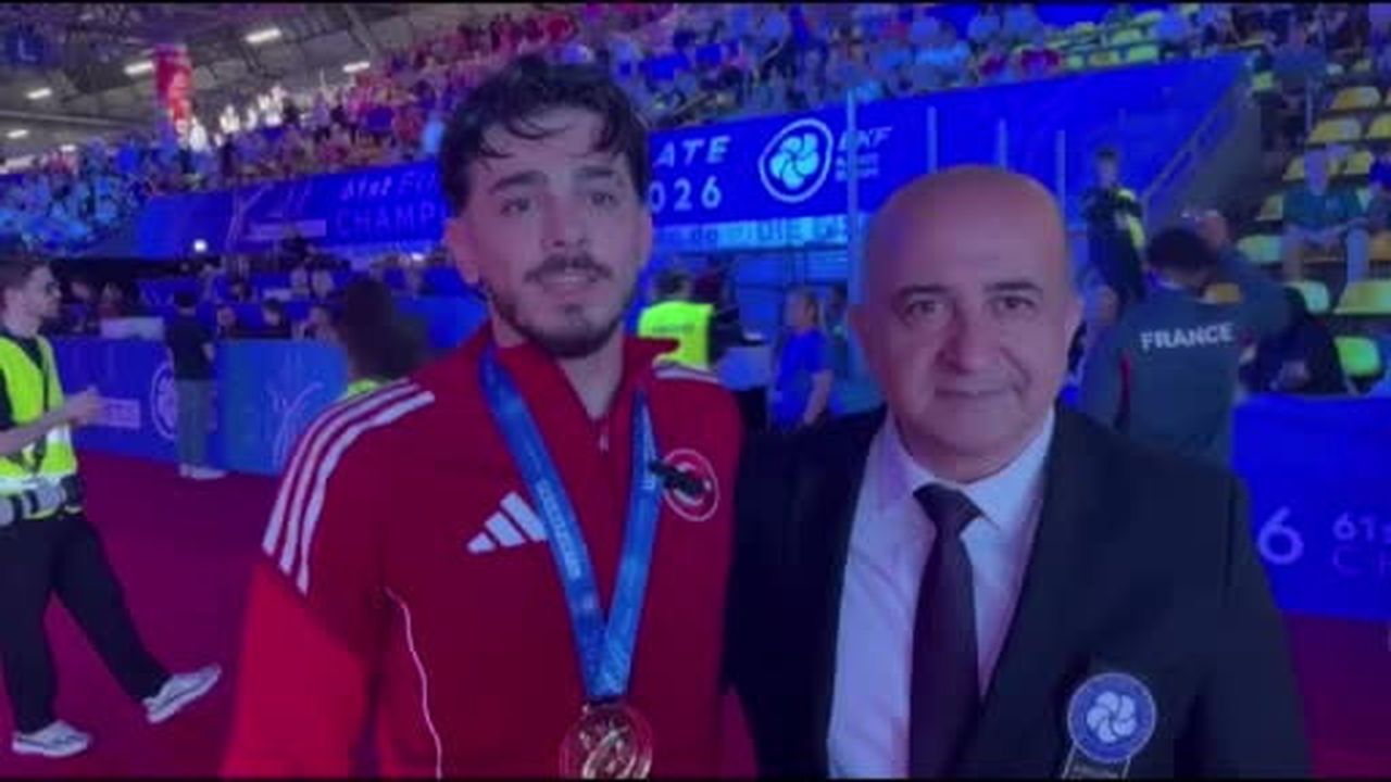 Büyükler Avrupa Karate Şampiyonası'nda Avrupa şampiyonu olan Ömer Faruk Yürür, "Bu madalya hem...