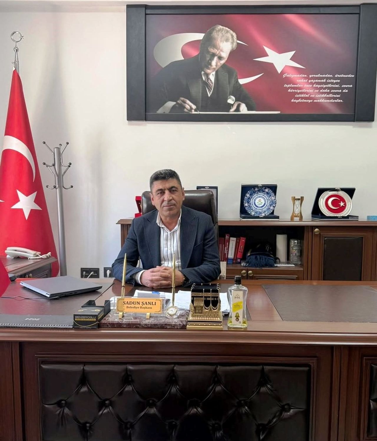 KASRİK BELDE BELEDİYE BAŞKANI SADUN ŞANLI (ARŞİV)