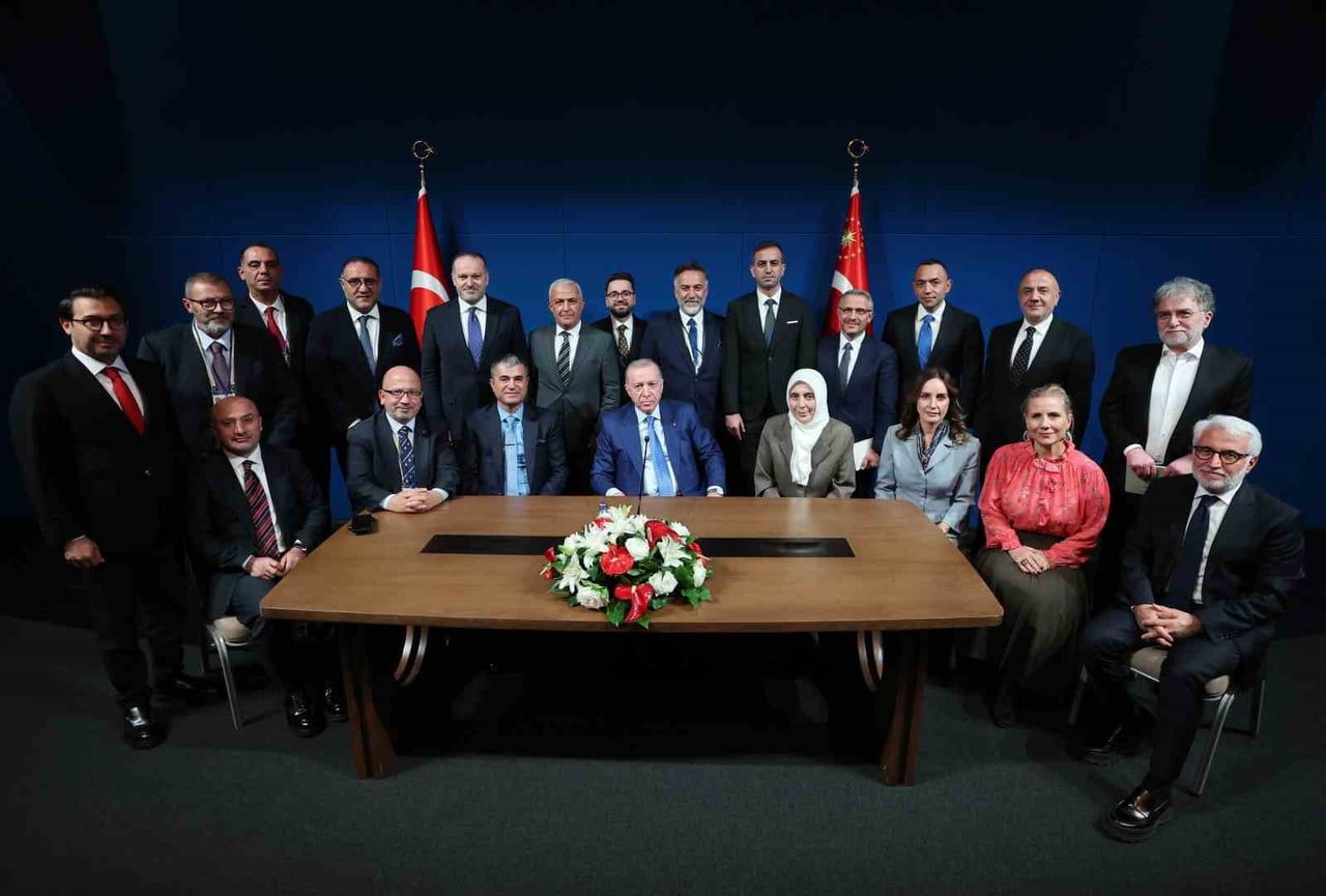 CUMHURBAŞKANI RECEP TAYYİP ERDOĞAN, RESMİ ZİYARET KAPSAMINDA BULUNDUĞU ABD’NİN NEW YORK KENTİNDE...