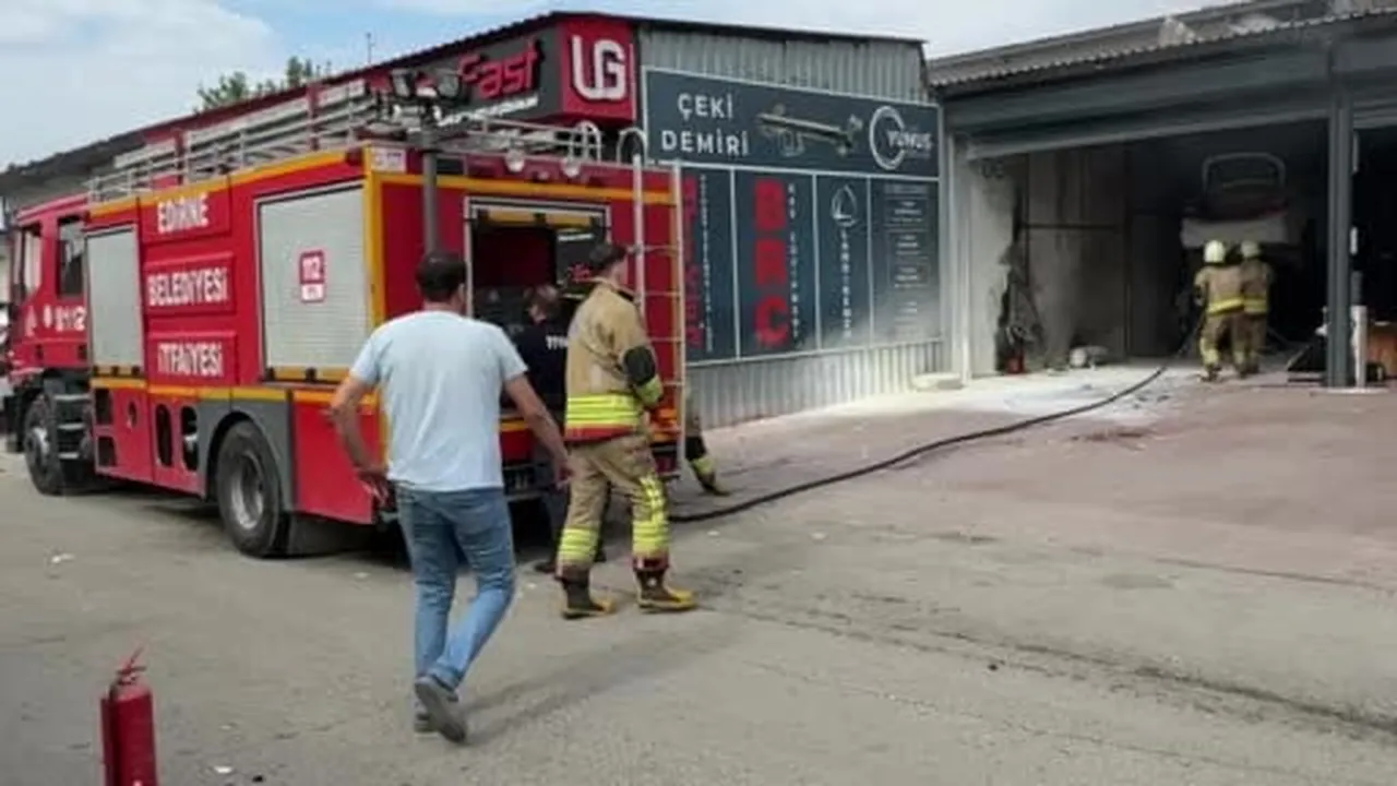 LPG tamirhanesinde patlama: 2 yaralı
