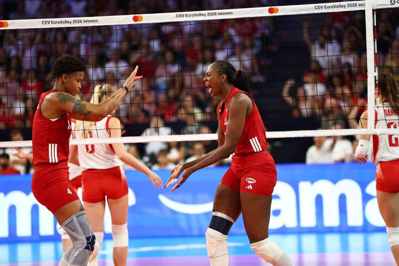A MİLLİ KADIN VOLEYBOL TAKIMI, 2026 CEV TRENDYOL AVRUPA VOLEYBOL ŞAMPİYONASI A GRUBU 5. MAÇINDA...