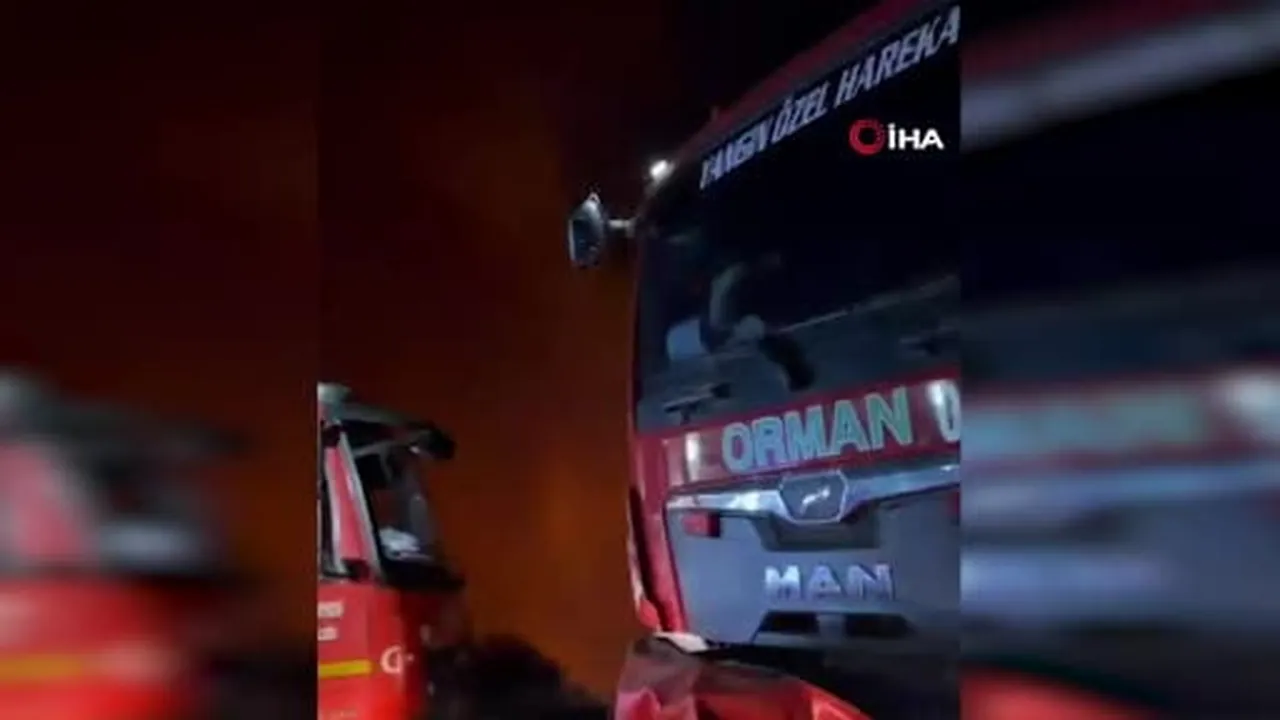 Antalya ve Mersin’deki yangınların enerjisi düşürüldü