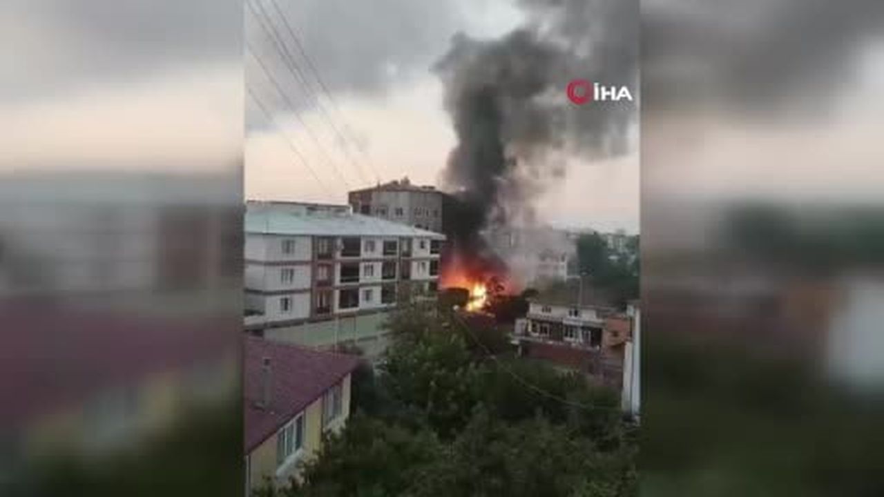 Tüpgaz bayisinde yangın: Tüpler patladı, 4 kişi hastanelik oldu