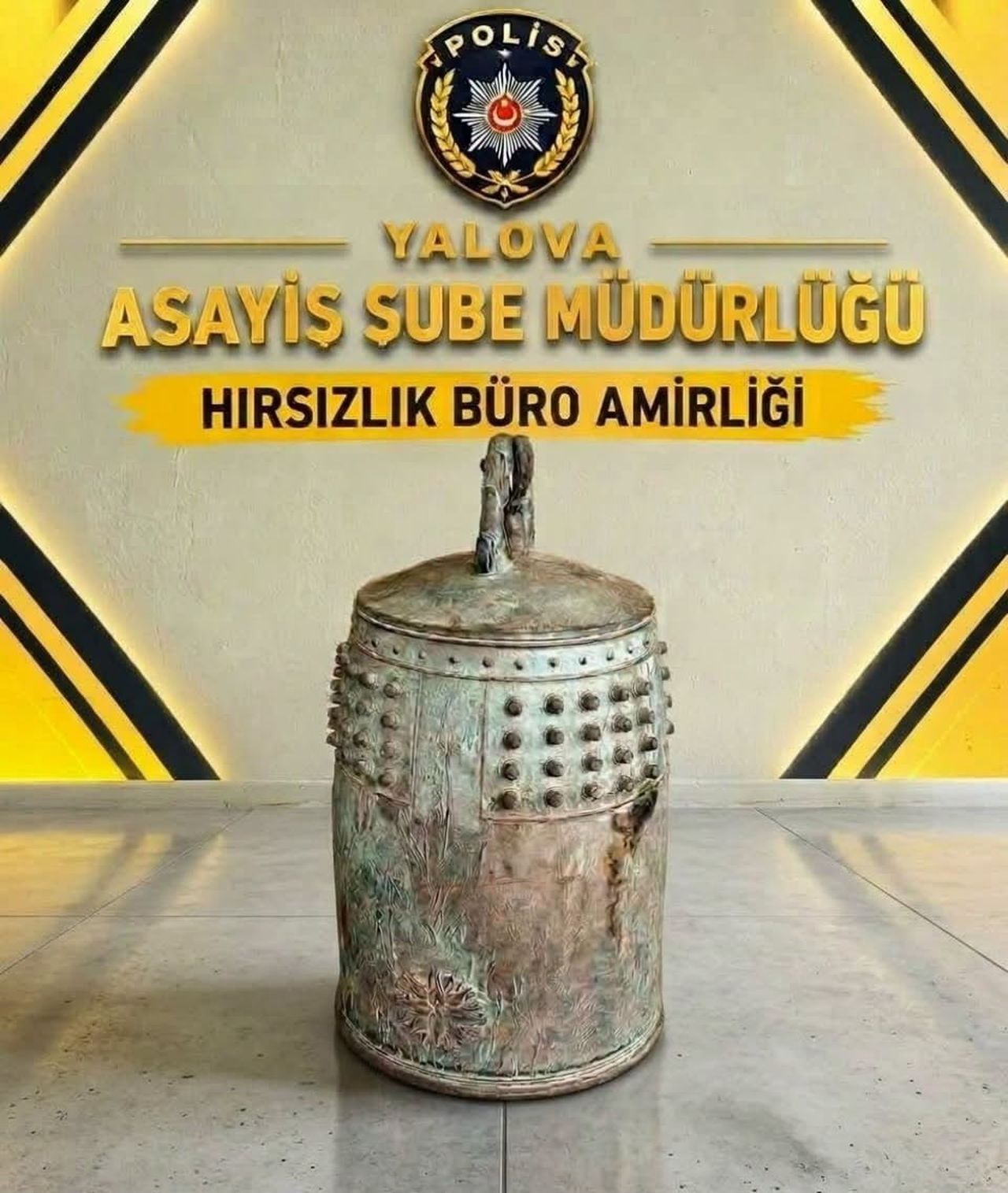 ÇALINAN JAPON BARIŞ ÇANI BULUNDU