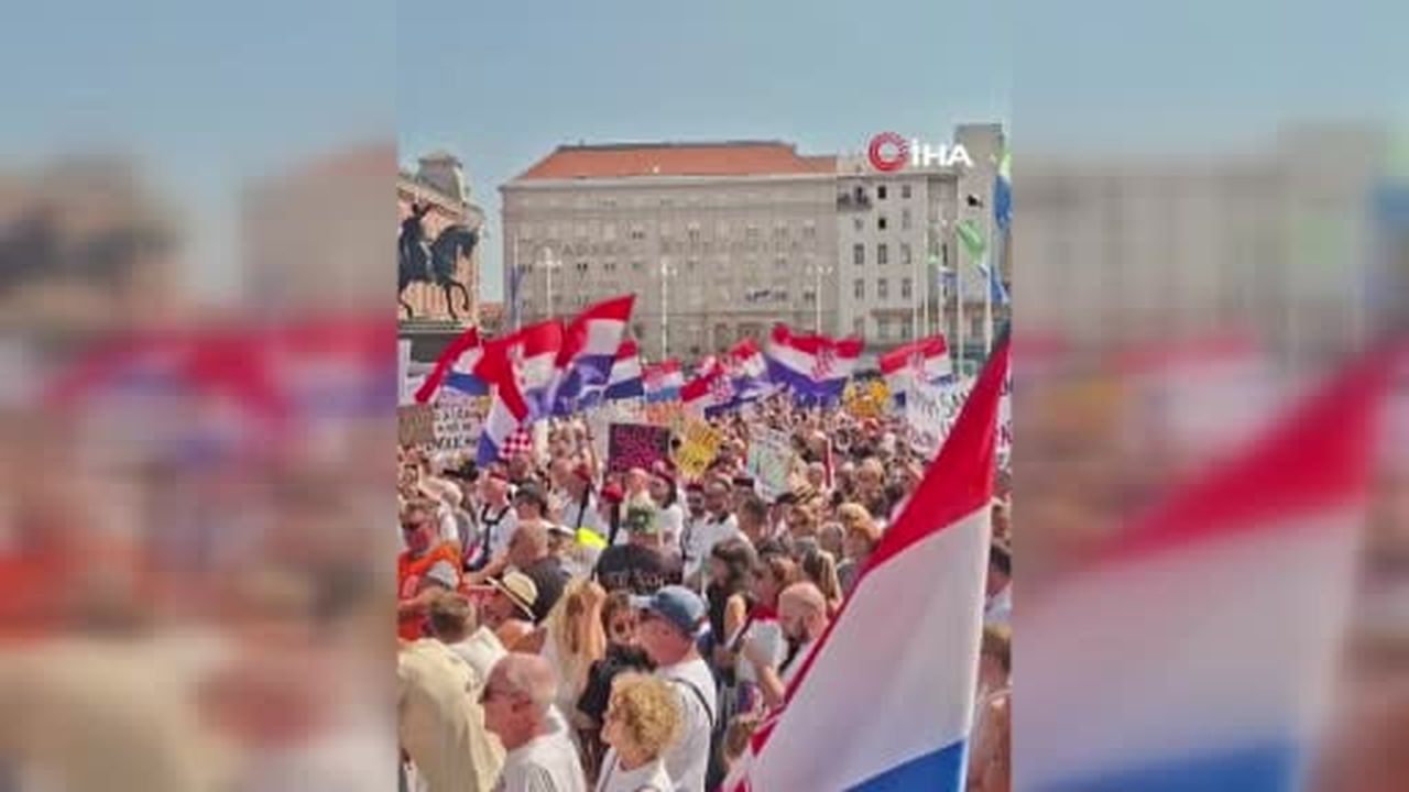 Hırvatistan’ın başkenti Zagreb’de binlerce gösterici, çeşitli Avrupa ülkelerinden ithal edilen...