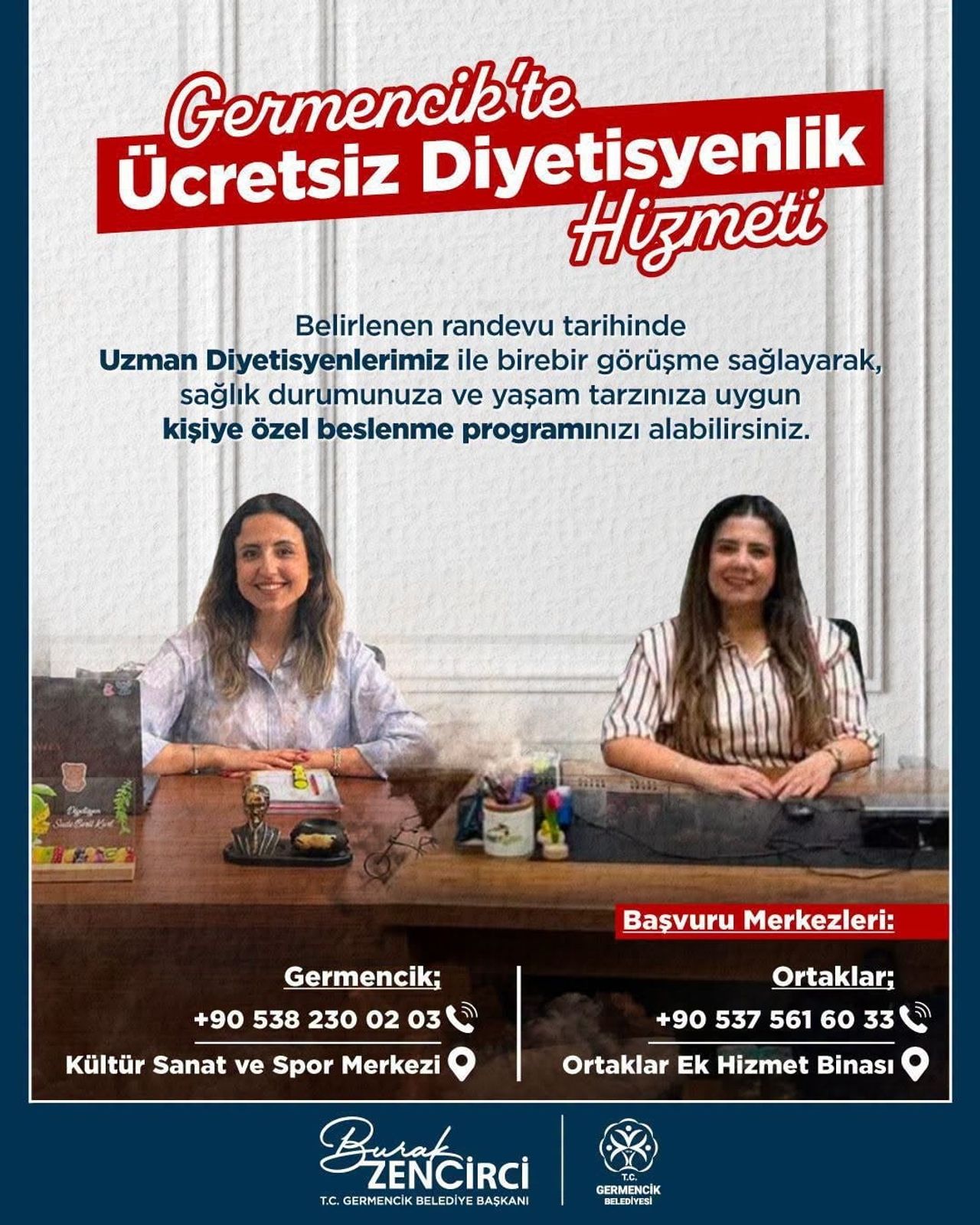 GERMENCİK BELEDİYESİ, SAĞLIKLI YAŞAMI TEŞVİK ETMEK AMACIYLA VATANDAŞLARA YÖNELİK ÜCRETSİZ DİYET VE...