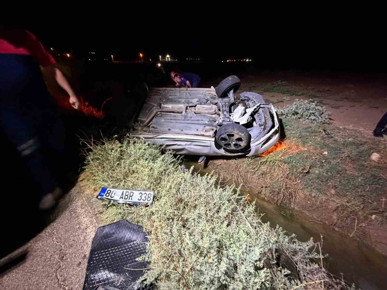MARDİN'İN NUSAYBİN İLÇESİNDE KONTROLDEN ÇIKAN OTOMOBİLİN TAKLA ATMASI SONUCU 3 KİŞİ...
