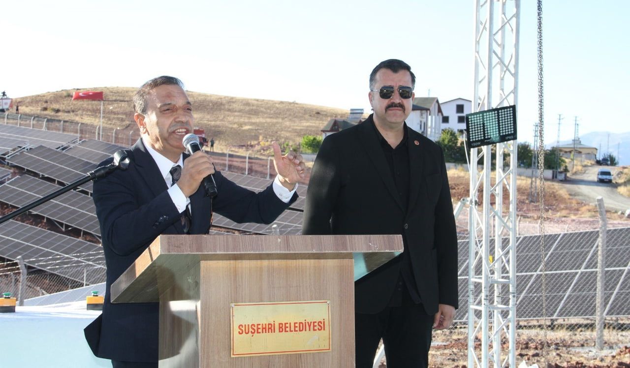 MHP SİVAS MİLLETVEKİLİ AHMET ÖZYÜREK (SOLDA) VE SUŞEHRİ BELEDİYE BAŞKANI AHMET AYHAN KAYAOĞLU...