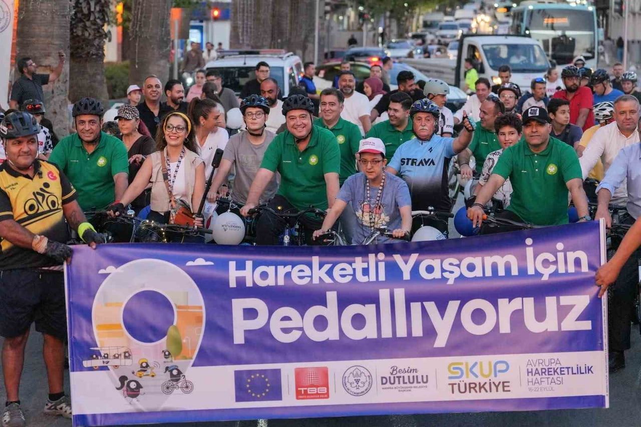 MANİSA BÜYÜKŞEHİR BELEDİYESİ, 16-22 EYLÜL AVRUPA HAREKETLİLİK HAFTASI KAPSAMINDA BİSİKLET TURU...