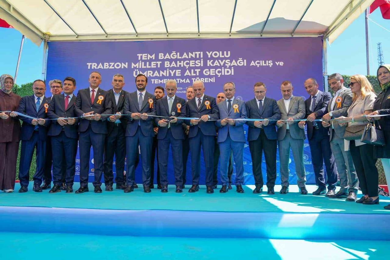 TRABZON MİLLET BAHÇESİ KAVŞAĞI TÖRENLE AÇILDI
