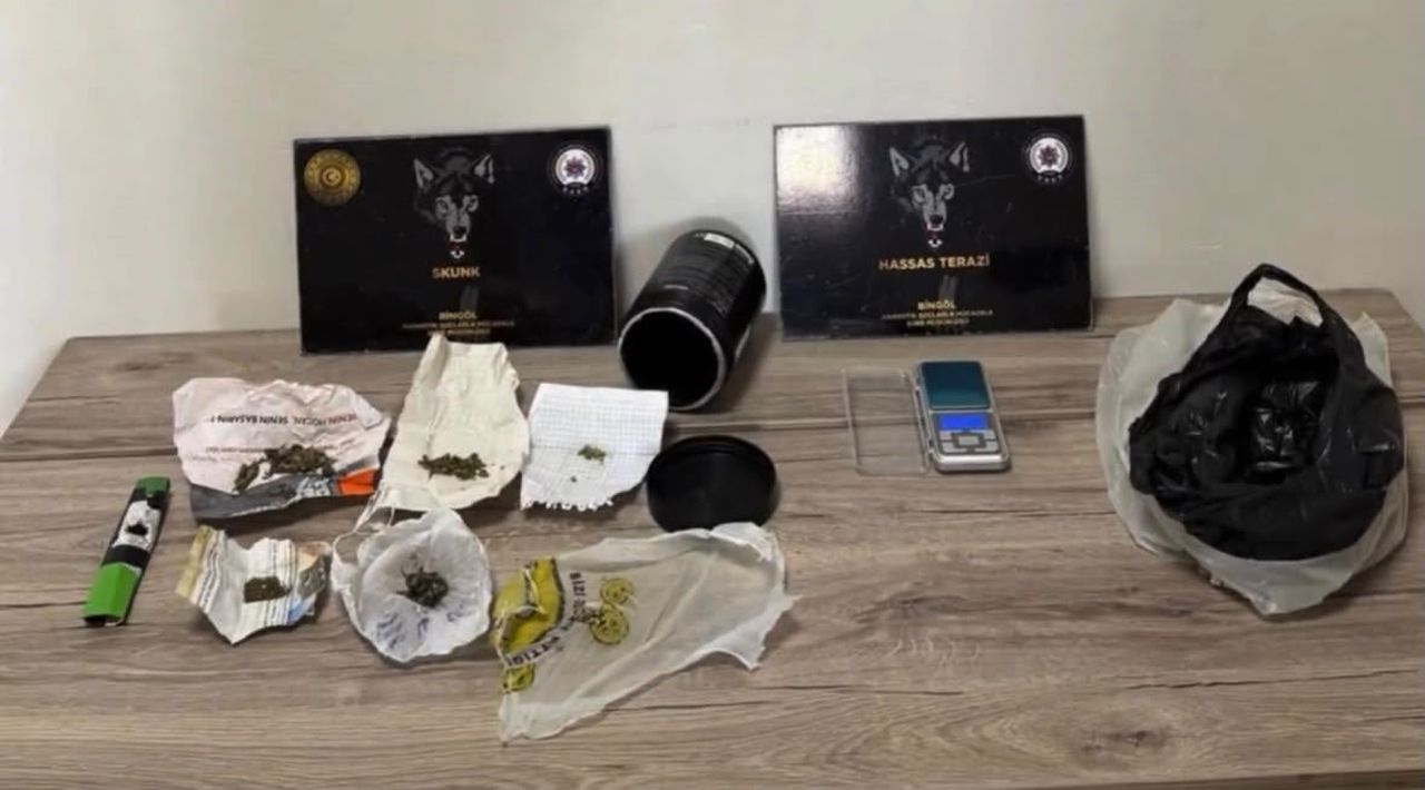 BİNGÖL’DE UYUŞTURUCU OPERASYONU: 1 KİŞİ TUTUKLANDI