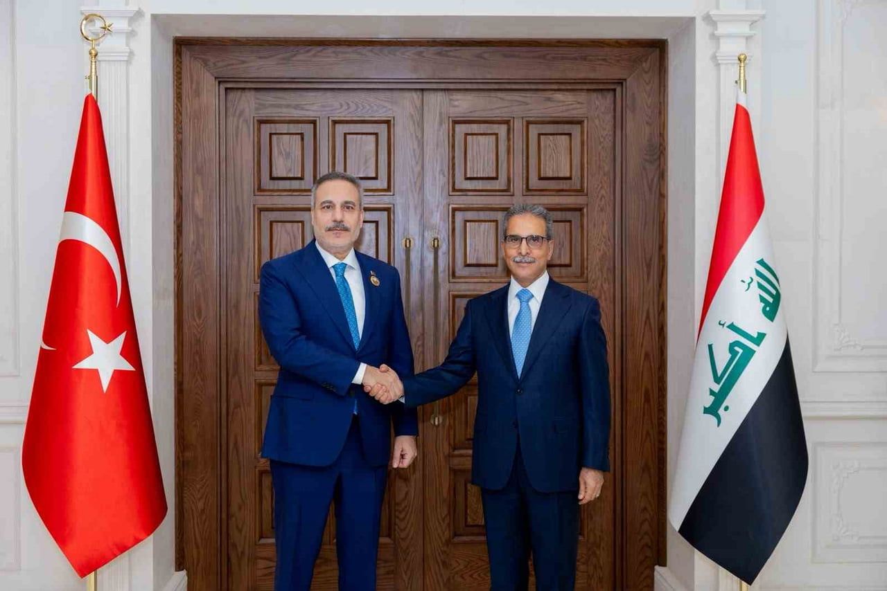 DIŞİŞLERİ BAKANI HAKAN FİDAN, BAĞDAT'TA IRAK YÜKSEK YARGI KONSEYİ BAŞKANI FAİK ZEYDAN İLE BİR...