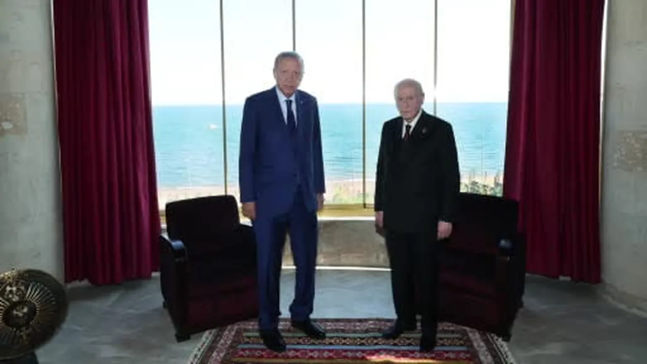 Cumhurbaşkanı Erdoğan, MHP Genel Başkanı Bahçeli ile görüştü