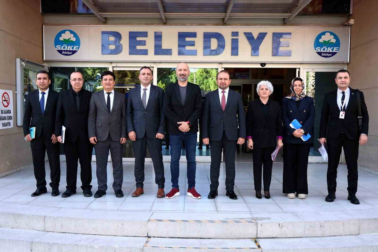 SÖKEDE SAĞLIK MÜDÜRLÜĞÜ HEYETİ BAŞKAN ARIKAN İLE BİR ARAYA GELDİ