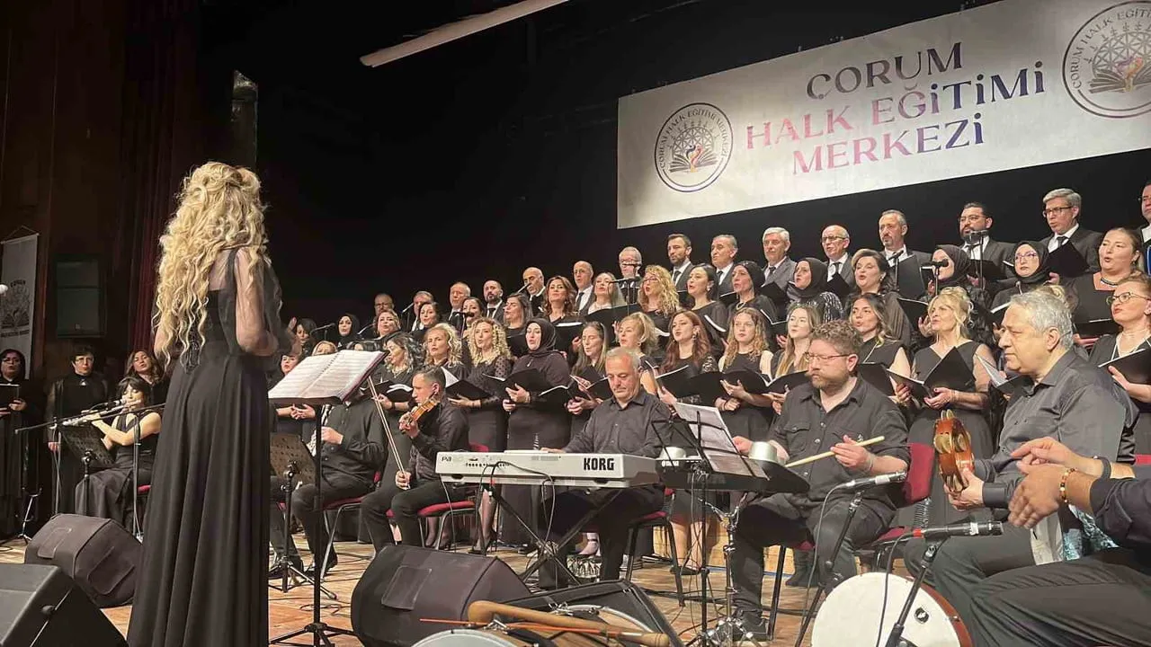 ÇORUM HALK EĞİTİMİ MERKEZİ TARAFINDAN HAZIRLANAN TÜRK SANAT MÜZİĞİ VE TÜRK HALK MÜZİĞİ KOROLARI...