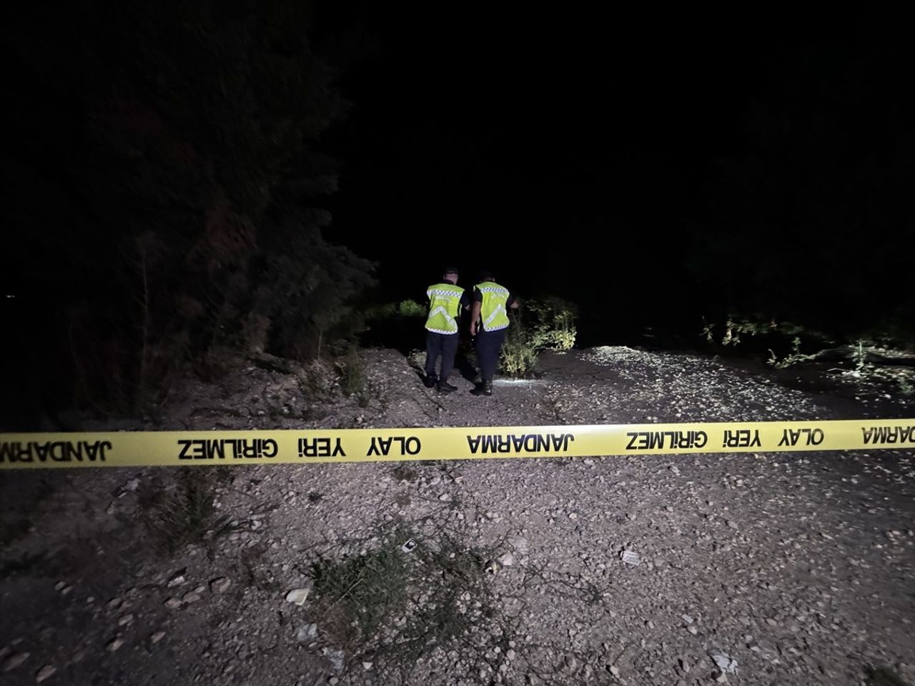 D-100 kara yolunun Bolu Dağı kesiminde yol kenarında park halinde olan kamyonetin hareket ederek...