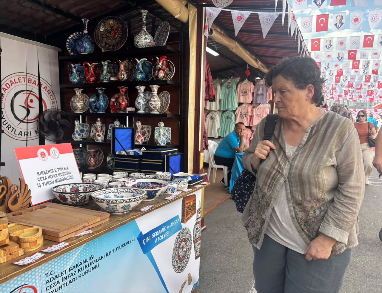BAŞKENT MİLLET BAHÇESİ'NDE DÜZENLENEN ‘İŞYURTLARI ÜRÜN VE EL SANATLARI FUARI'NDA HÜKÜMLÜ VE...