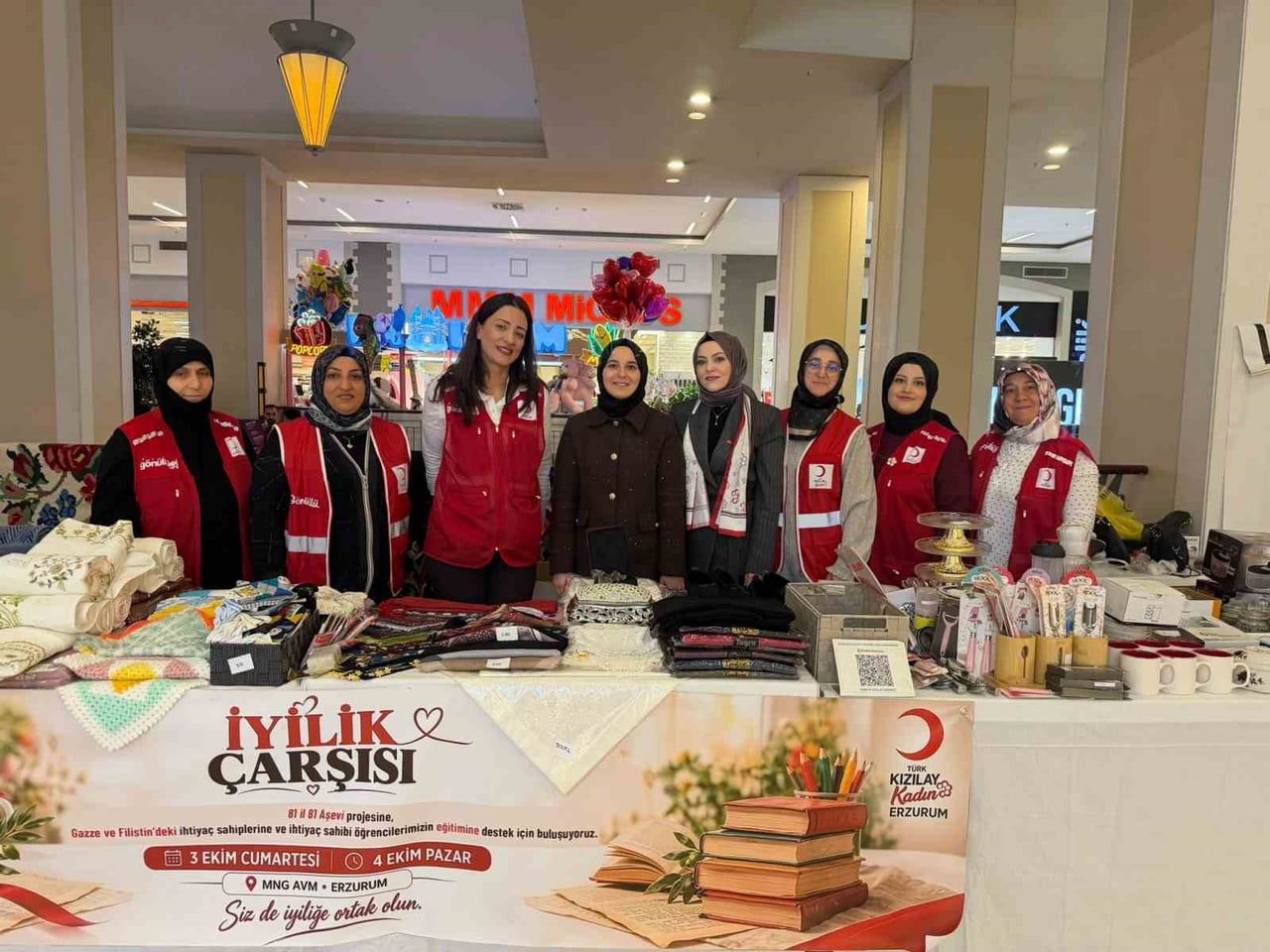 RK KIZILAY KADIN ERZURUM BAŞKANLIĞI TARAFINDAN DÜZENLENEN “İYİLİK ÇARŞISI”, DAYANIŞMA VE...