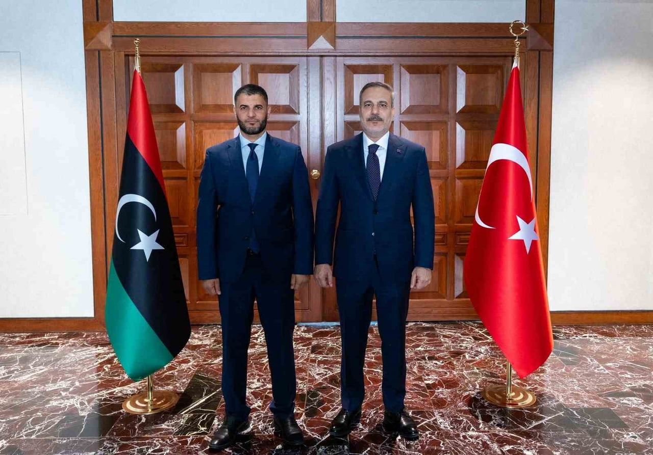 DIŞİŞLERİ BAKANI HAKAN FİDAN, LİBYA MİLLİ BİRLİK HÜKÜMETİ İÇİŞLERİ BAKAN VEKİLİ İMAD TRABELSİ İLE...